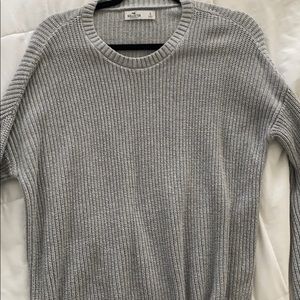 small grey hollister sweater